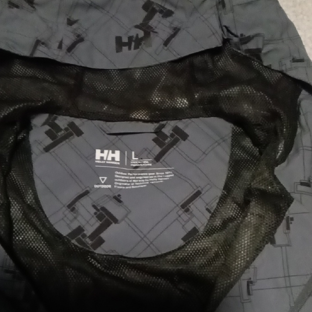 Helly Hansen Black Patterned Windbreaker - image 2